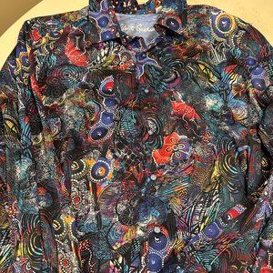 Robert Graham Classic Fit XXL button down long sleeve shirt